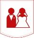 Marriage and divorce small icon